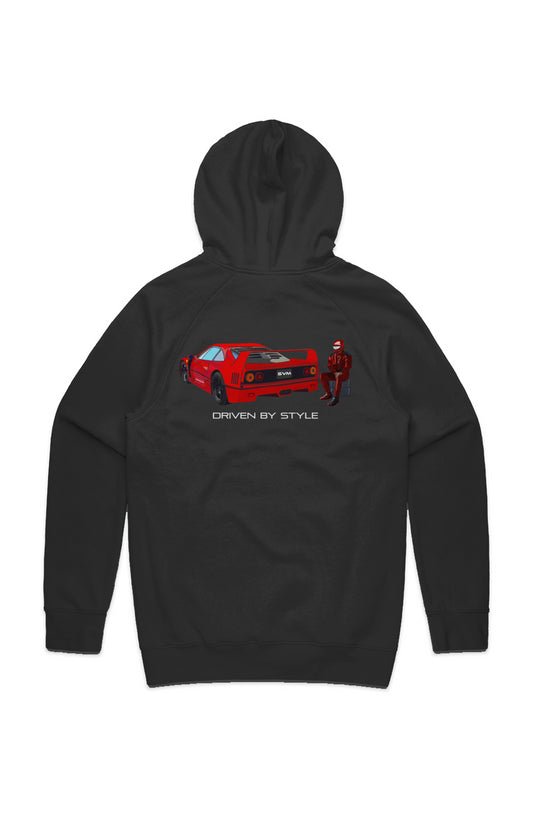 f40 hoodie black